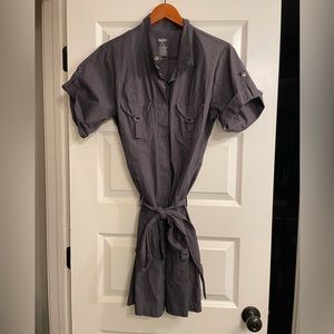Mossimo gray shirt sleeve shirt dress- XL